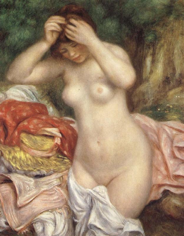 Pierre-Auguste Renoir Bathing girl who sat up haret China oil painting art